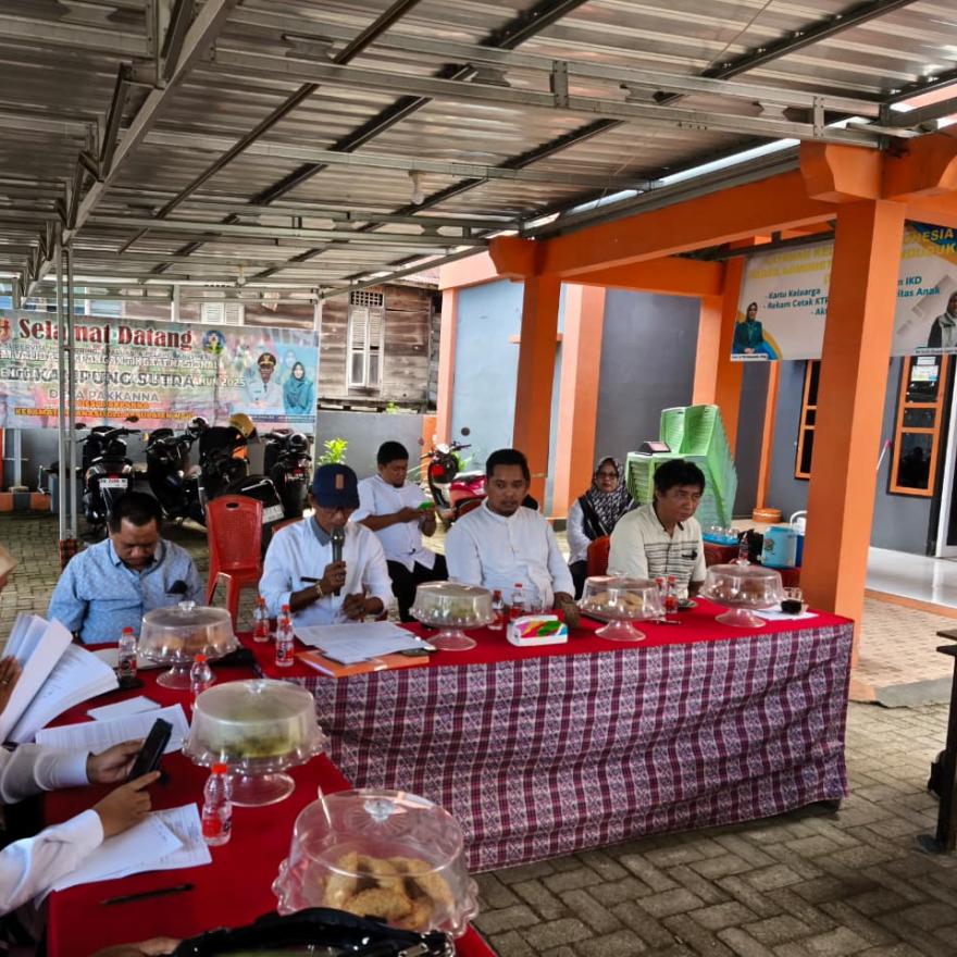 Kegiatan Monitoring Pelaksanaan Desa  Tahun Anggaran 2025  Tingkat Kecamatan Tanasitolo