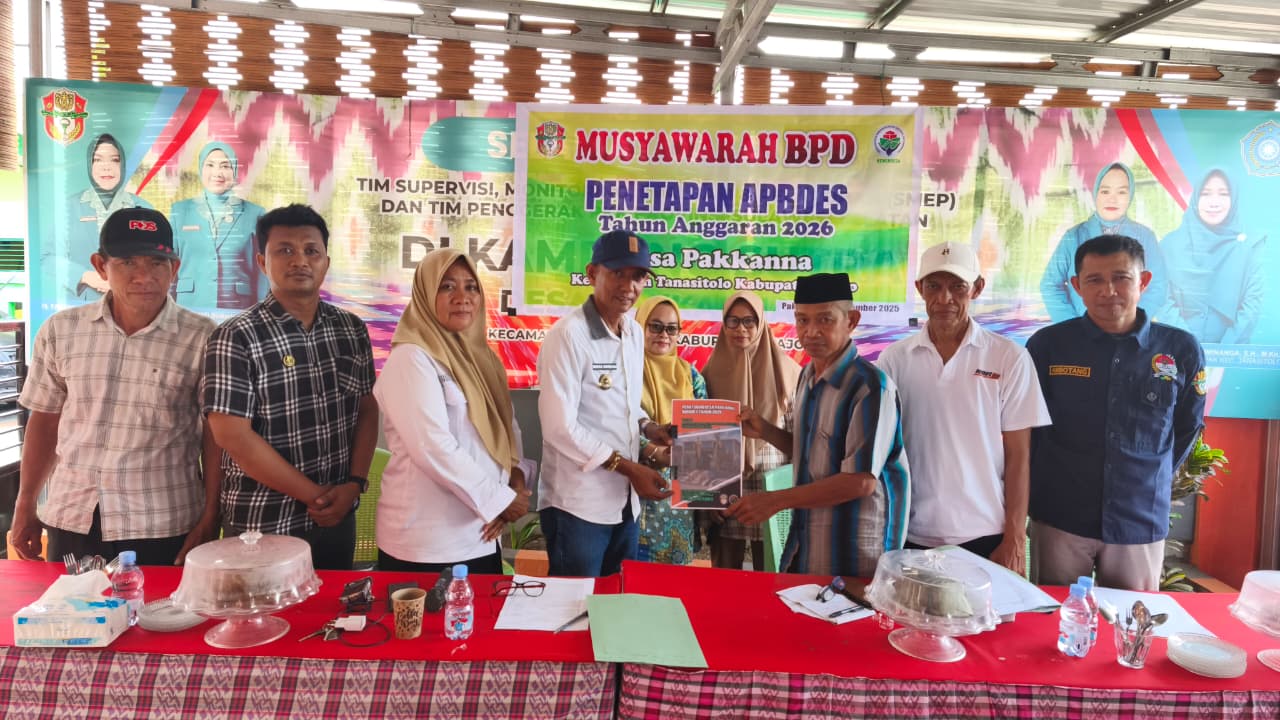 MUSYAWARAH BPD PENETAPAN PERATURAN DESA TENTANG ANGGARAN PENDAPATAN DAN BELANJA DESA T.A 2026