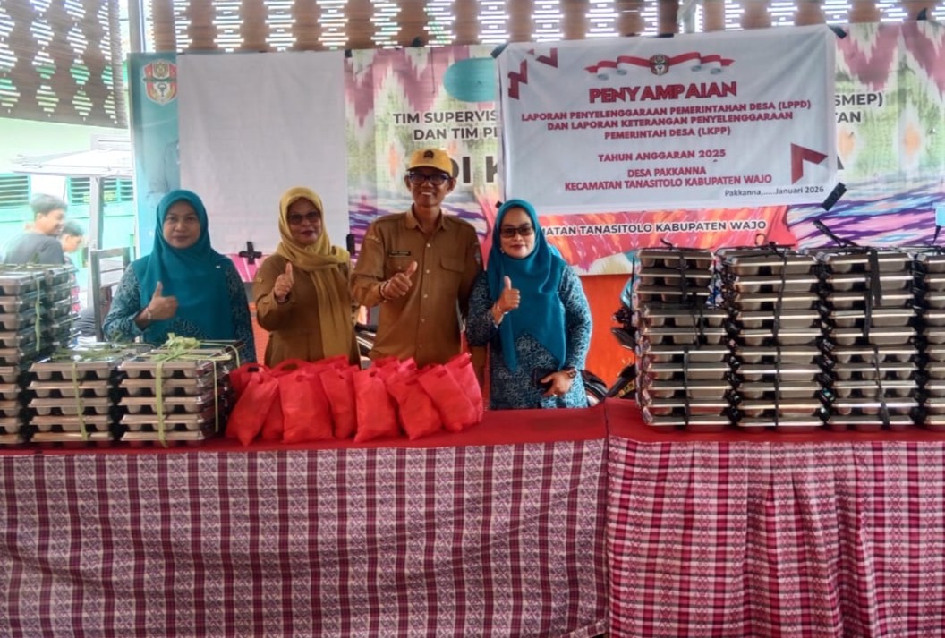 PENYALURAN MAKANAN BERGIZI GRATIS (MBG) BALITA, BUSUI &amp; IBU HAMIL DI DESA PAKKANNA